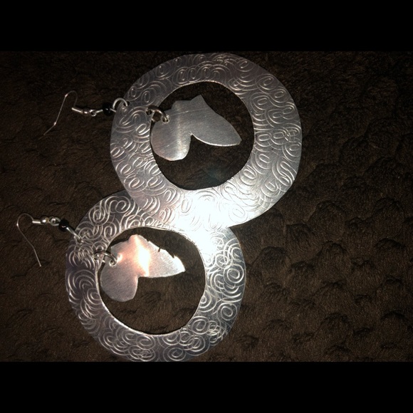 Women’s African earrings - Picture 2 of 3